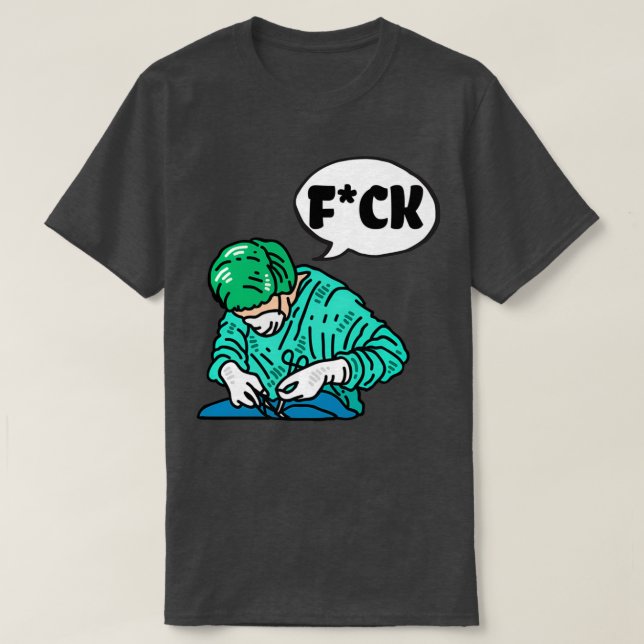 Camiseta Cirurgião jurado (Frente do Design)