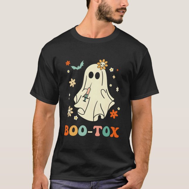 Camiseta Cirurgião plástico Halloween Figurume Botox Hallow (Frente)