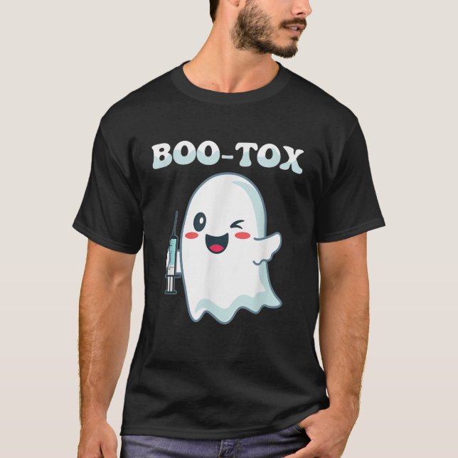 Camiseta Cirurgião plástico Halloween Figurume Botox Hallow (Frente)