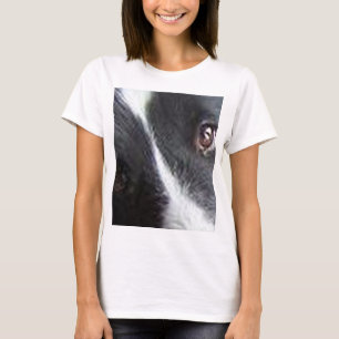 Camiseta cisalheiro preto e branco