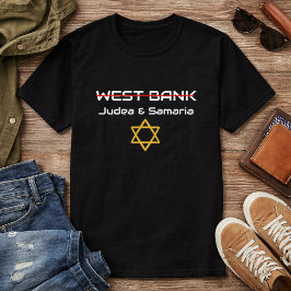 Camiseta Cisjordânia, Judea Samaria Israel