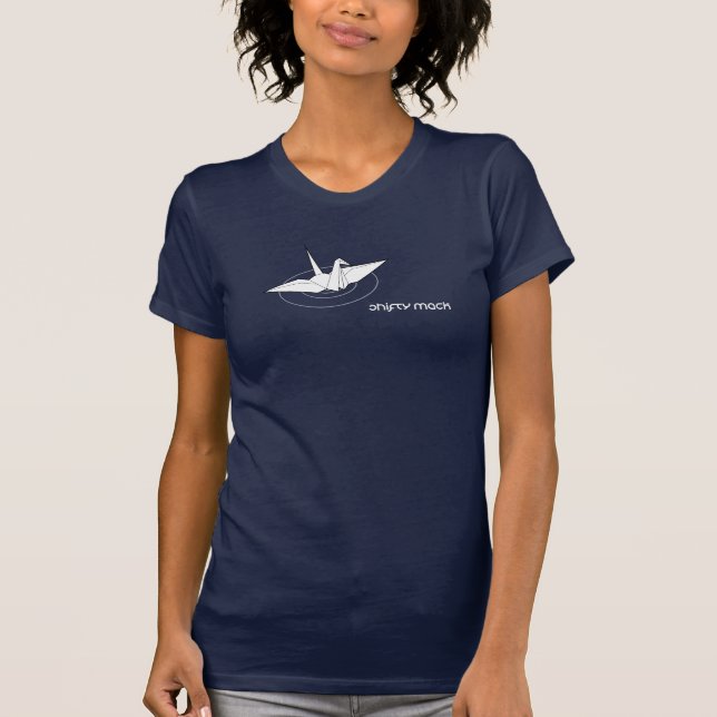 Camiseta Cisne de Origami (Frente)