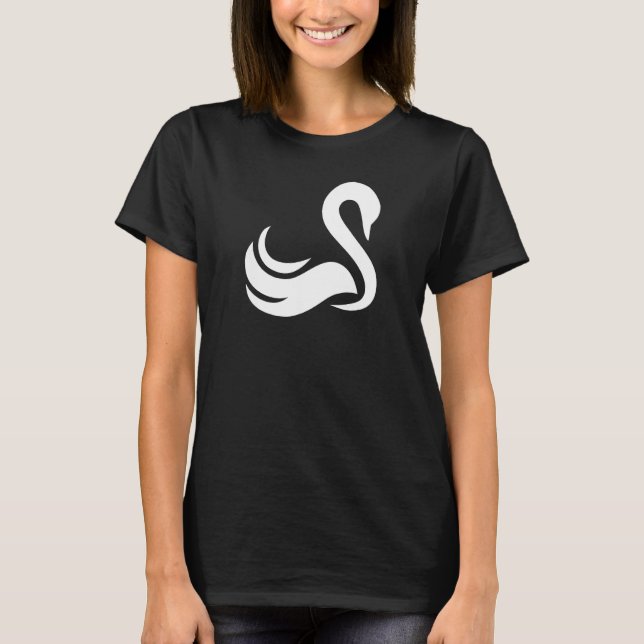Camiseta Cisne desenhado (Frente)