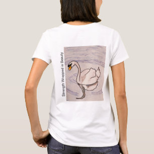 Camiseta Cisne - Força Envolta em Beleza