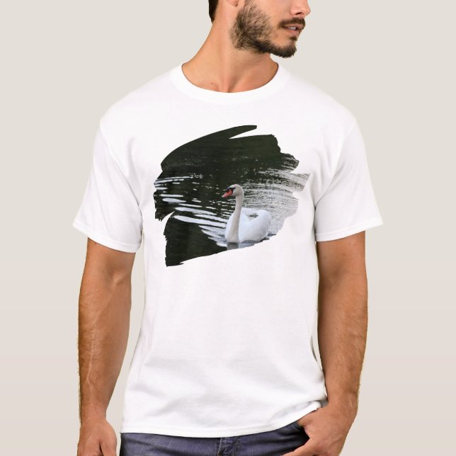 Camiseta Cisne Mudo Elegante (Frente)