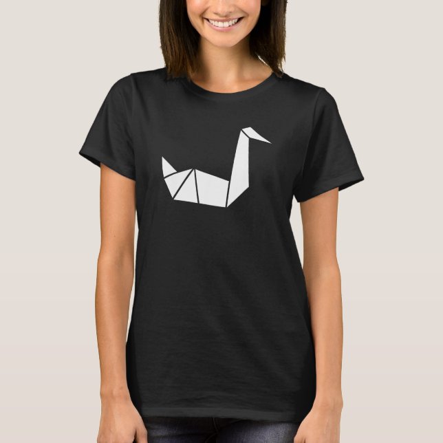 Camiseta Cisne Origami (Frente)