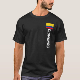 Camiseta Cisneros Colombia Para Mulheres Colombianas