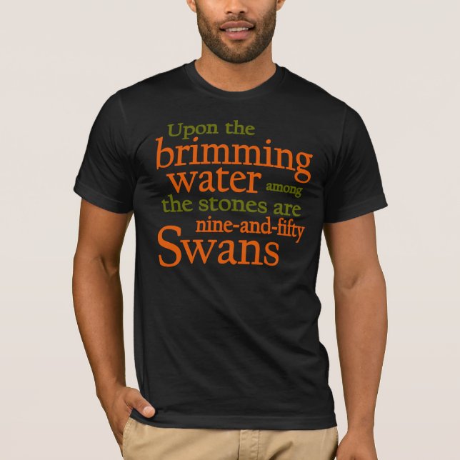 Camiseta Cisnes selvagens de Yeats (Frente)
