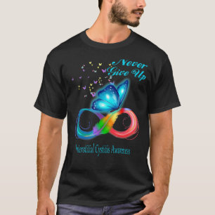 Camiseta Cistite Intersticial Borboleta Sensibilização