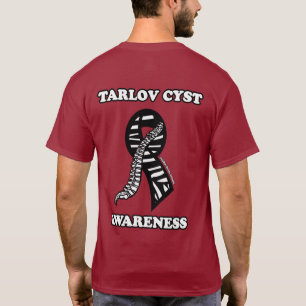 Camiseta Cisto/Ribbon/Conscientização...Tarlov