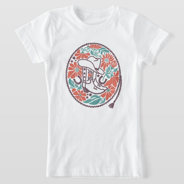 Camiseta CISV Austin Cowboy Hat, Boots Girl (Postura )