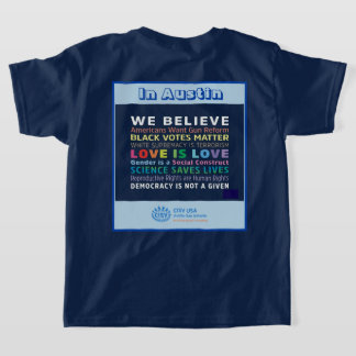 Camiseta CISV Austin for Peace Boy's