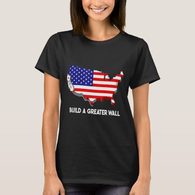 Camiseta Cit Wall _ New California Republic Socialist Tee  (Frente)