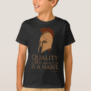 Camiseta Citação Aristóteles Motivacional - Filo Grego Anti