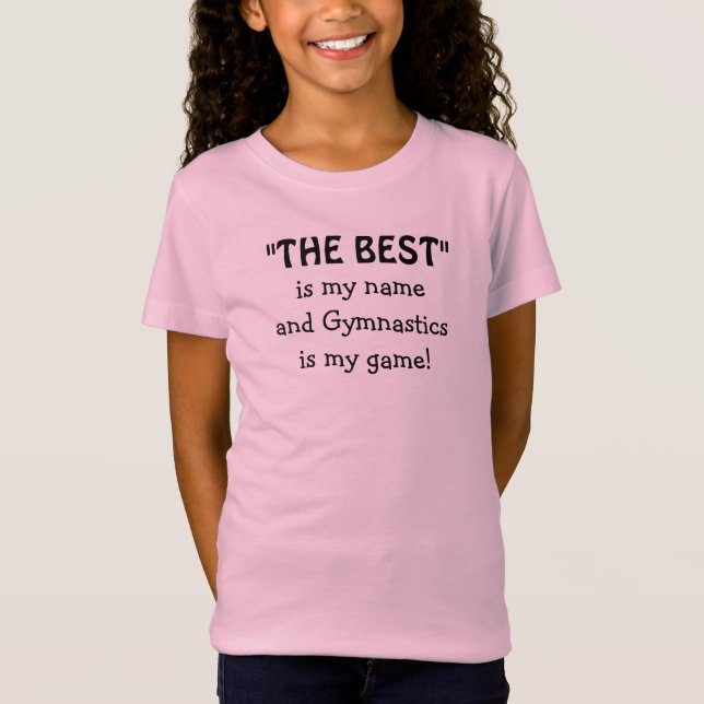 Camiseta Citação Atlética de Ginástica (Frente)