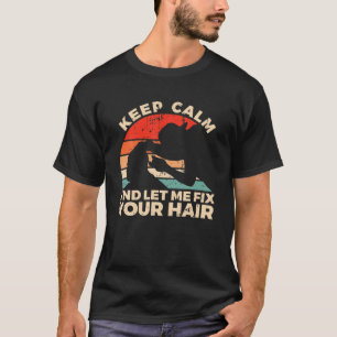 Camiseta Citação Barber Para Um Cabeleireiro Sarcástico