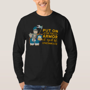 Camiseta Citação Bíblica Armadura de Deus Efésios 611 Pásco