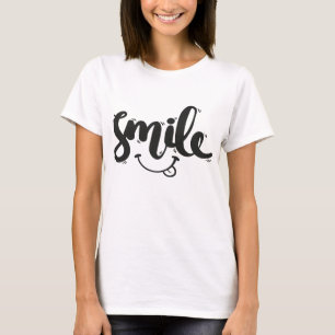 Camiseta Citação bonita sorriso