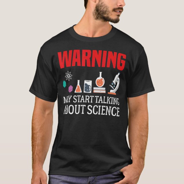 Camiseta Citação Ciência I Love Science (Frente)
