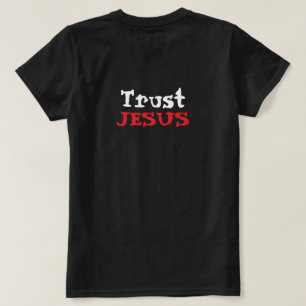 Camiseta Citação Cristã Confie em Jesus