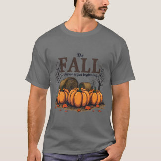 Camiseta Citação da Cute Temporada de Outono A Temporada de