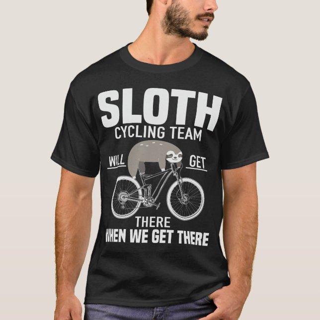 Camiseta Citação da Equipe de Ciclismo Engraçado (Frente)
