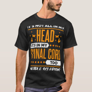 Camiseta Citação Da Esclerose Para Sensibilização Da Sra. S