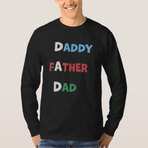 Camiseta Citação da Família do Dia dos Pais Papai Pai