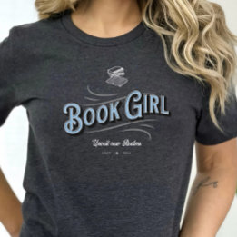 Camiseta Citação da Garota do Livro para Leitores