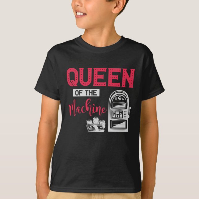 Camiseta Citação da Rainha do Jogo da Rainha do Jogo (Frente)