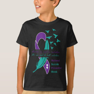 Camiseta Citação da Semana Nacional de Prevenção ao Suicídi