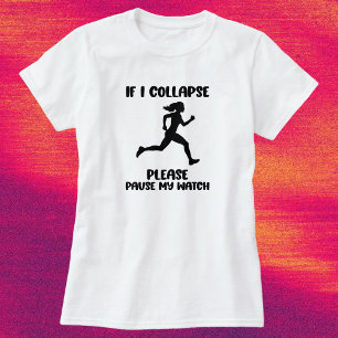 Camiseta Citação da vida de Funny Runner