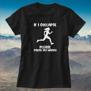 Camiseta Citação da vida de Funny Runner