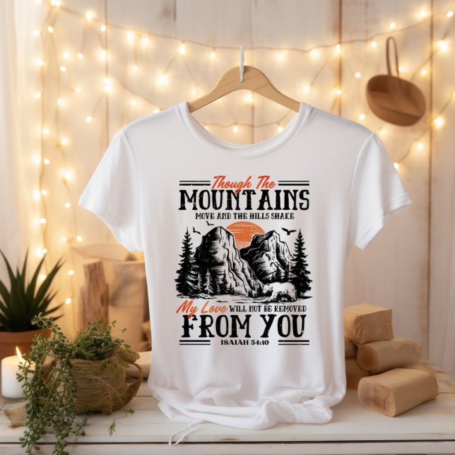 Camiseta Citação das escrituras de Bíblia Cristã Inspiracio (Criador carregado)