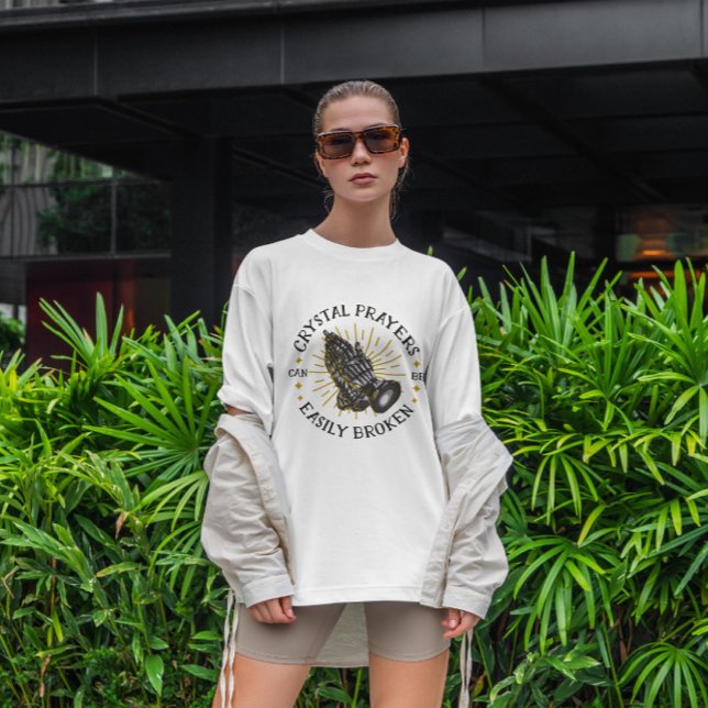 Camiseta Citação das Mãos de Rezação (Criador carregado)