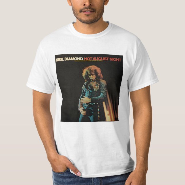 Camiseta citação das noites de agosto quente (Frente)