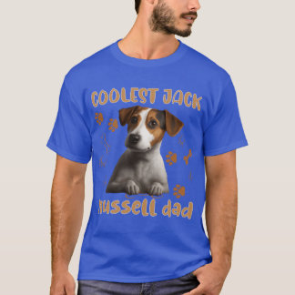 Camiseta Citação de Amante do Jack Russel Pai do Jack Russe