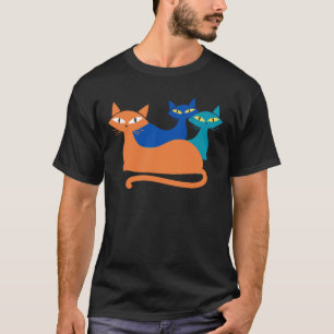 Camiseta Citação de Amor de Gato Design de Tipografia Minim