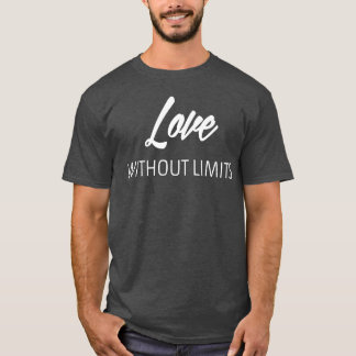 Camiseta Citação de amor dizendo família