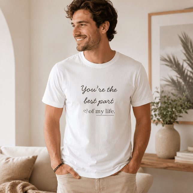 Camiseta Citação de Amor Moderno (Criador carregado)