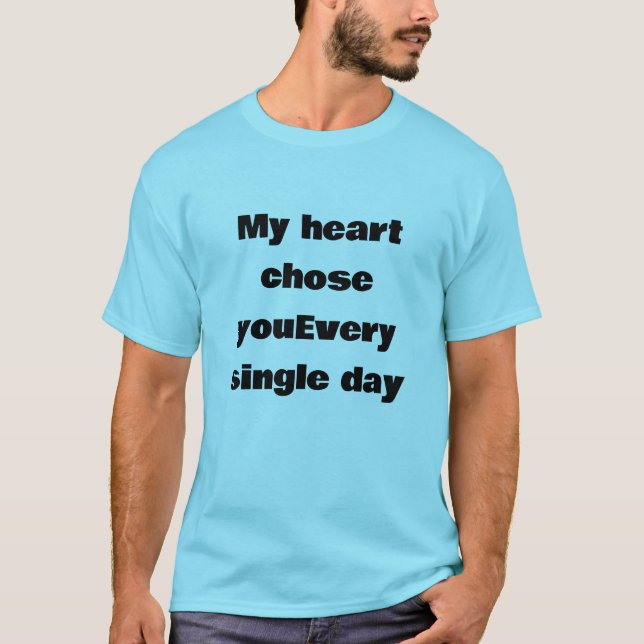 Camiseta Citação de Amor Romântico - Co (Frente)