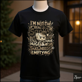 Camiseta Citação de Anime Santa Enorme Precisa de Esvaziame