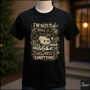 Camiseta Citação de Anime Santa Enorme Precisa de Esvaziame