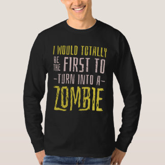Camiseta Citação de Apocalipse Zumbi