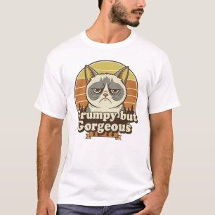 Camiseta Citação de Atitude Engraçada – Mal-Humorada mas Li