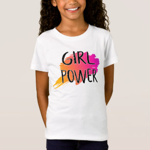 Camiseta Citação de Atitude Feminista no Poder