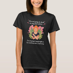 Camiseta Citação de autocuidado Dia dos Namorados Pense Pos