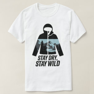 Camiseta Citação de Aventura ao Exterior para Permanecer Se