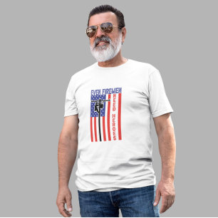 Camiseta Citação de Bandeira Americana do Funny Lineman