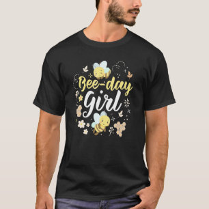 Camiseta Citação de Bebês Dia Meninas Festas de Bday Festa